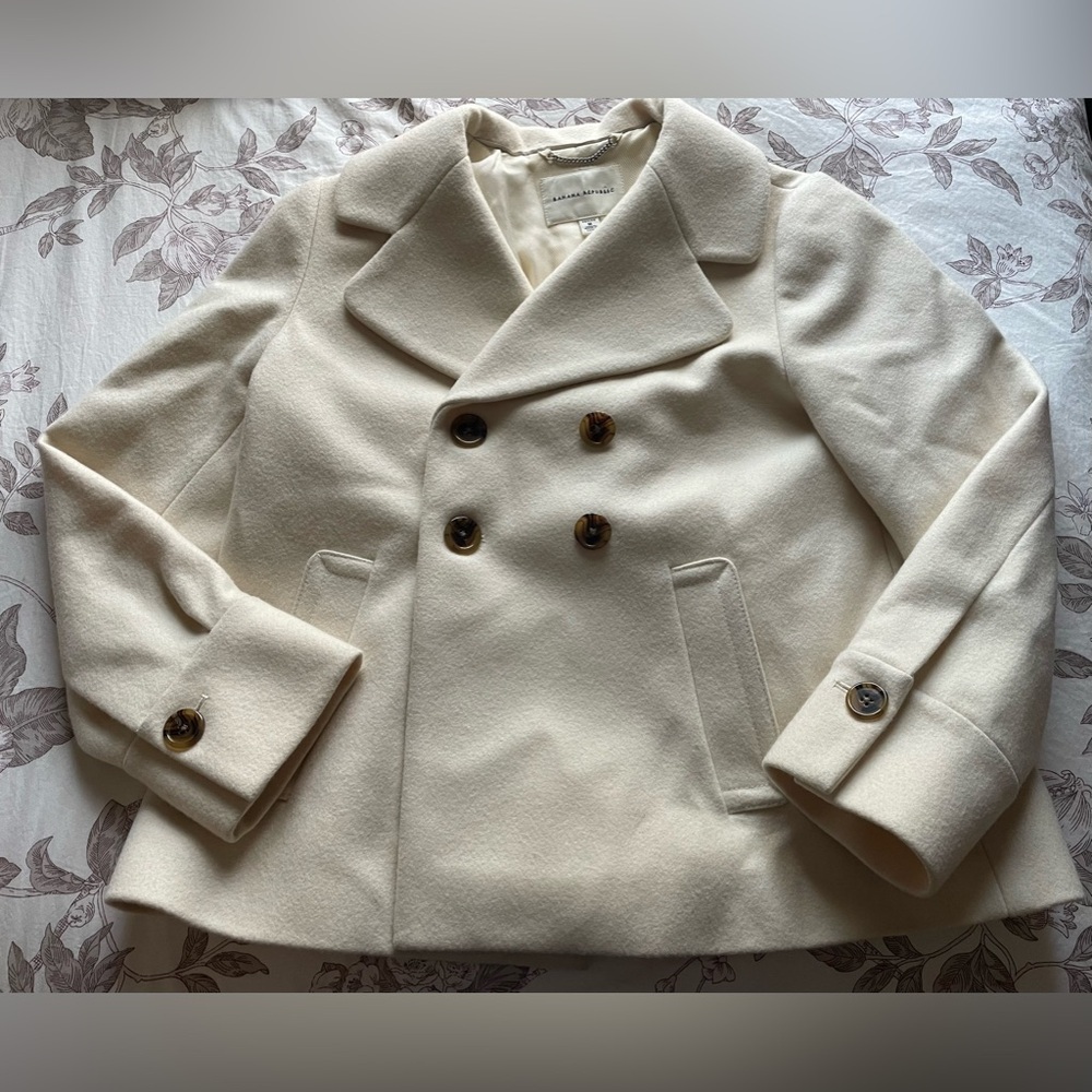 Banana Republic Cream Coat